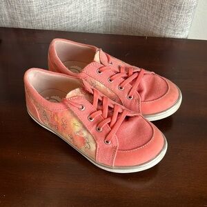 Livie & Luca Velcro shoes in pink with unicorns size 12